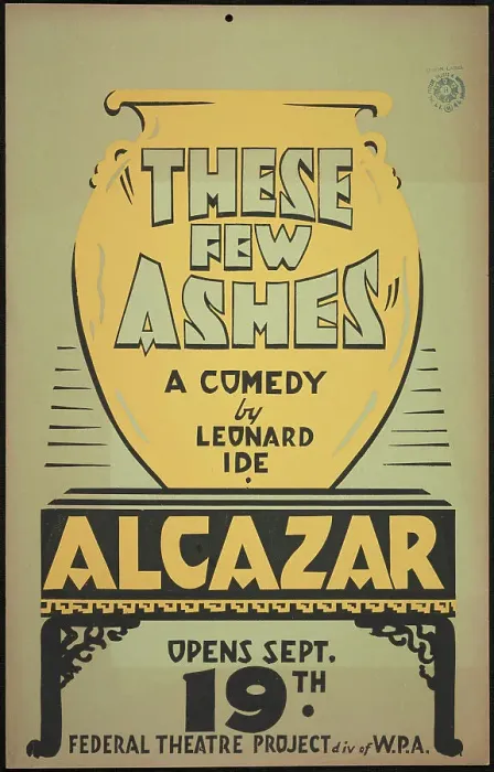 Framed Print : These Few Ashes, San Francisco, 1938. Creator: Unknown Framed Print : These Few Ashes, San Francisco, 1938. Creator: Unknown