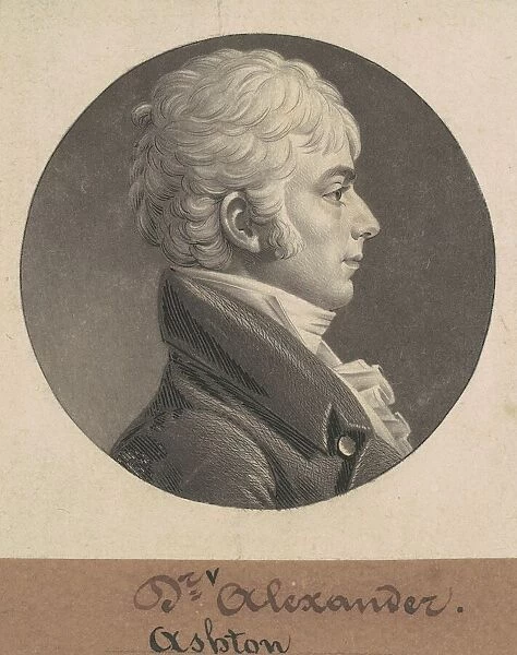 Ashton Alexander, 1804. Creator: Charles Balthazar Julien Fevret de Saint-Memin