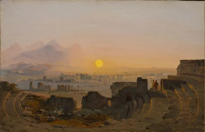 Framed Print : Asia Minor, Hierapolis, 1844 Framed Print : Asia Minor, Hierapolis, 1844
