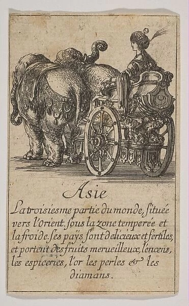 Asie, 1644. Creator: Stefano della Bella