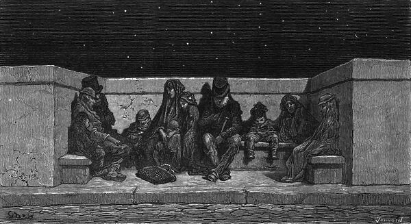 Asleep Under the Stars, 1872. Creator: Gustave Doré