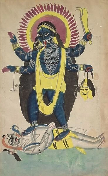 Two Aspects of Kali, c. 1880 - 1890. Creator: Unknown