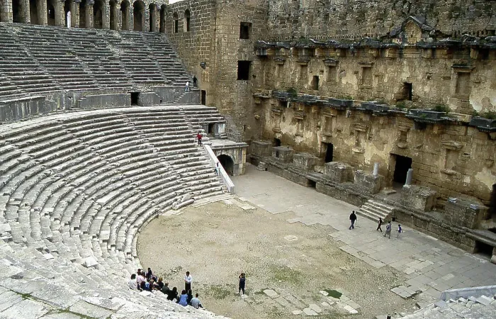 Framed Print : Aspendos, Turkey, 2019. Creator: Ethel Davies Framed Print : Aspendos, Turkey, 2019. Creator: Ethel Davies