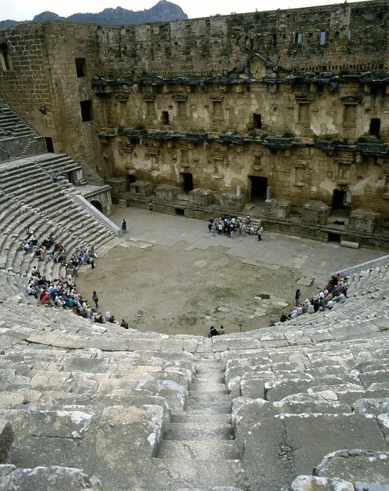 Framed Print : Aspendos, Turkey, 2019. Creator: Ethel Davies Framed Print : Aspendos, Turkey, 2019. Creator: Ethel Davies