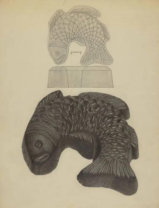 Framed Print : Aspic Mold, c. 1938. Creator: Philip Johnson Framed Print : Aspic Mold, c. 1938. Creator: Philip Johnson