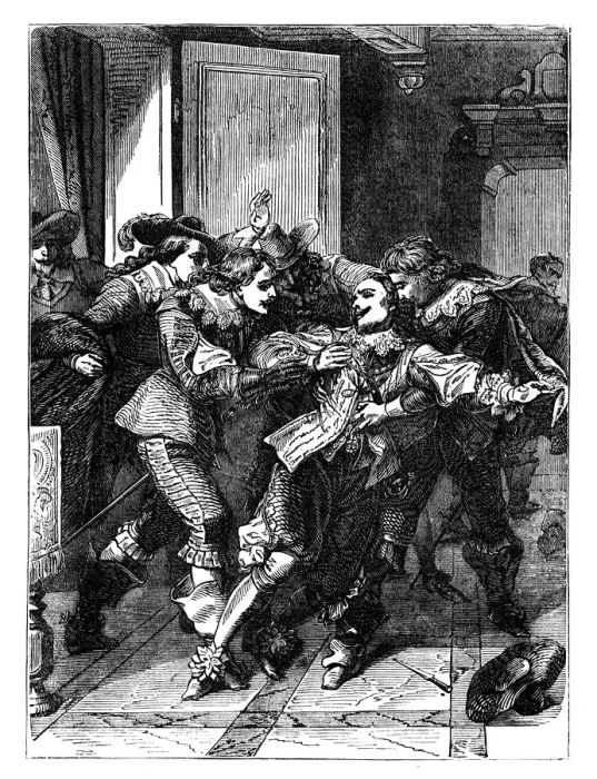 Framed Print : The assassination of the Duke of Buckingham, c1902