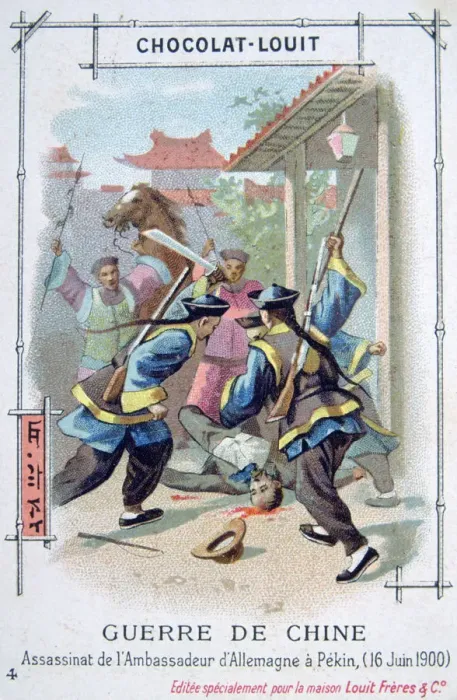 Framed Print : Assassination of the German Ambassador in Peking, Boxer Rebellion, China, 16 June 1900 Framed Print : Assassination of the German Ambassador in Peking, Boxer Rebellion, China, 16 June 1900