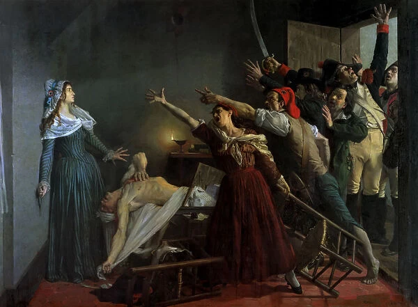 The Assassination of Jean-Paul Marat, 1880