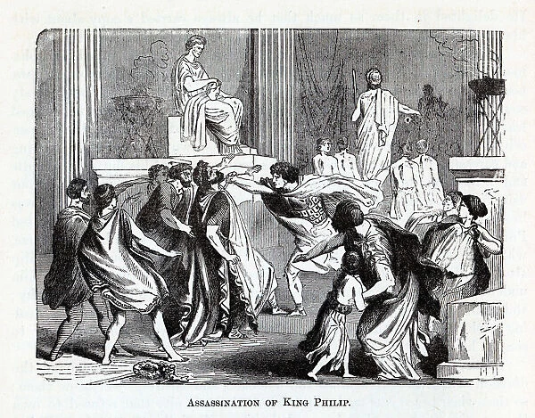 Assassination of King Philip, 1882. Artist: Anonymous