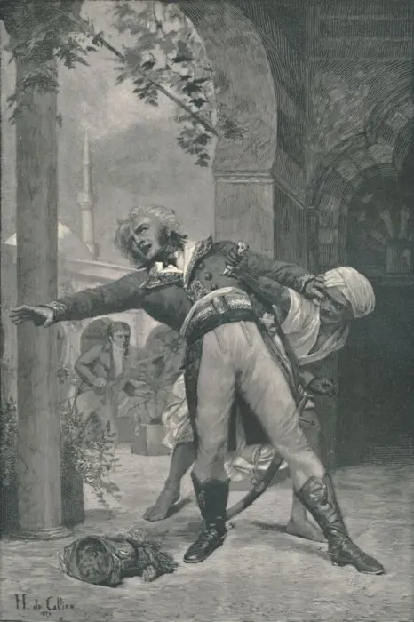 Framed Print : The Assassination of Kleber at Cairo, June 14, 1800, (1896). Artist: M Haider Framed Print : The Assassination of Kleber at Cairo, June 14, 1800, (1896). Artist: M Haider