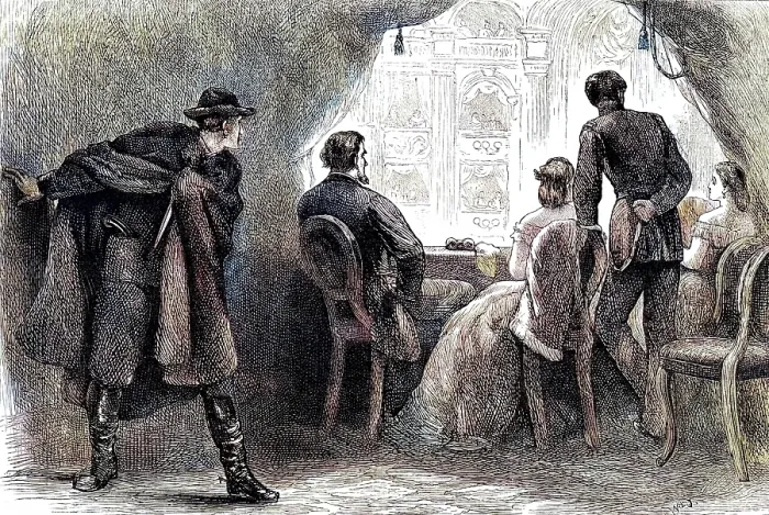 Framed Print : Assassination of President Lincoln, Washington DC, 1865 (c1880). Creator: Unknown Framed Print : Assassination of President Lincoln, Washington DC, 1865 (c1880). Creator: Unknown