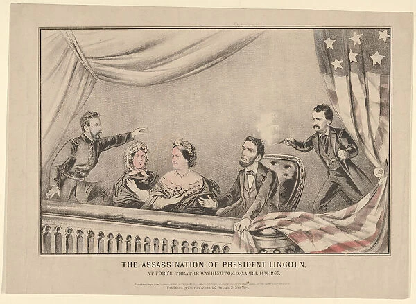 The Assassination of President Lincoln at Fords Theatre, Washington D. C