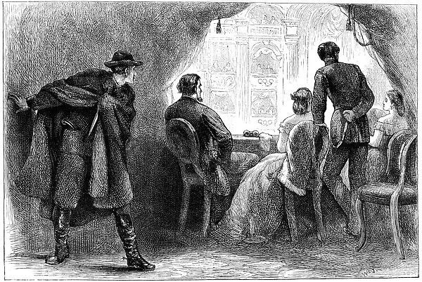 Assassination of President Lincoln, Washington DC, 1865 (c1880)