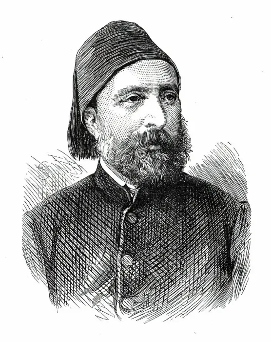 Framed Print : The Assassinations at Constantinople: Midhat Pasha, Minister without Portfolio, 1876. Creator: Unknown Framed Print : The Assassinations at Constantinople: Midhat Pasha, Minister without Portfolio, 1876. Creator: Unknown