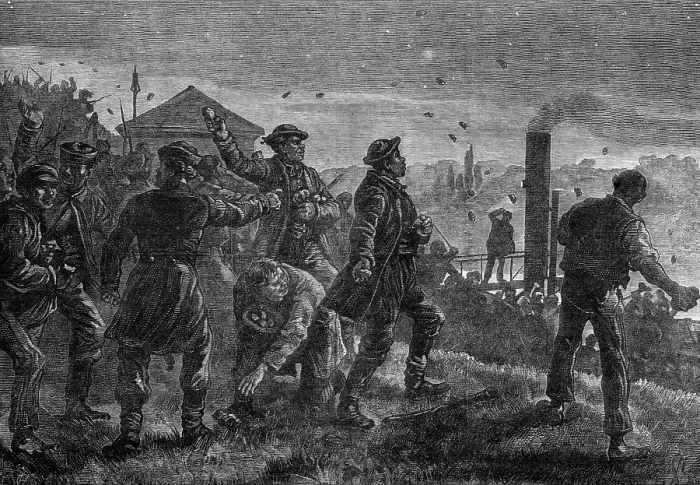 Framed Print : Assault on German students by Slavs at Kuchelbad, near Prague, 1881. Creator: Unknown Framed Print : Assault on German students by Slavs at Kuchelbad, near Prague, 1881. Creator: Unknown