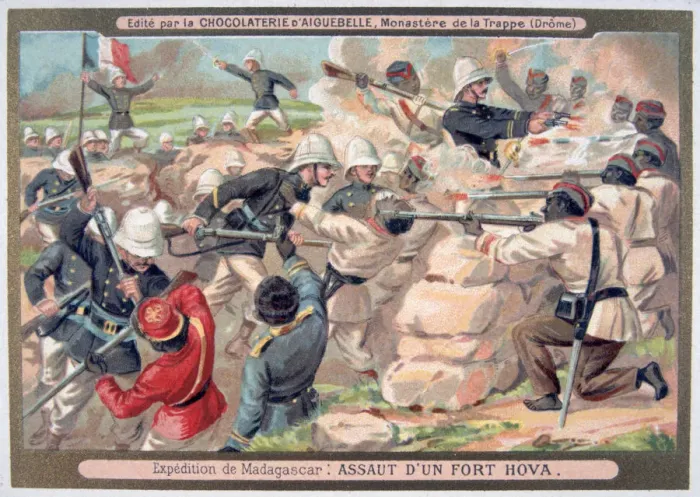 Framed Print : Assault on a Hova Fort, Madagascar, 1883-1896 Framed Print : Assault on a Hova Fort, Madagascar, 1883-1896