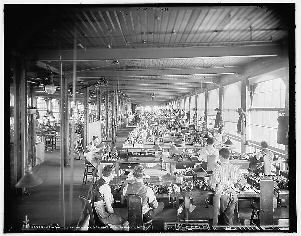 Assembling department, National Cash Register, Dayton, Ohio, c1902. Creator: William H. Jackson