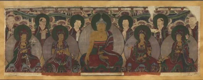 Framed Print : Assembly of Buddhist Deities, 1846. Creator: Unknown Framed Print : Assembly of Buddhist Deities, 1846. Creator: Unknown