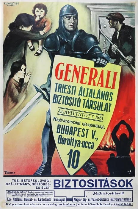 Framed Print : Assicurazioni Generali, 1925. Creator: Nemes, Gyorgy (1905-1938) Framed Print : Assicurazioni Generali, 1925. Creator: Nemes, Gyorgy (1905-1938)