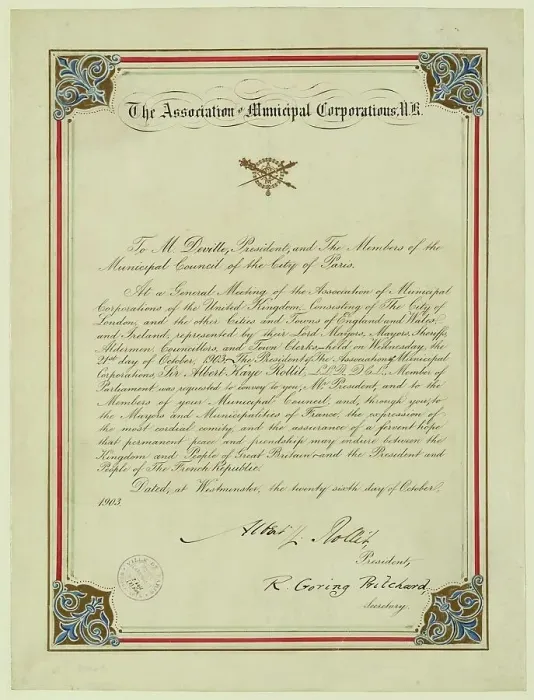 Framed Print : Association of Municipal Corporations. Creator: Unknown Framed Print : Association of Municipal Corporations. Creator: Unknown