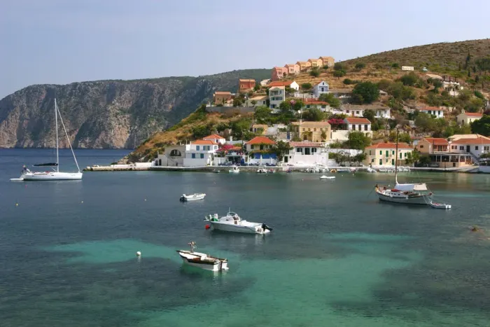 Framed Print : Assos, Kefalonia, Greece Framed Print : Assos, Kefalonia, Greece