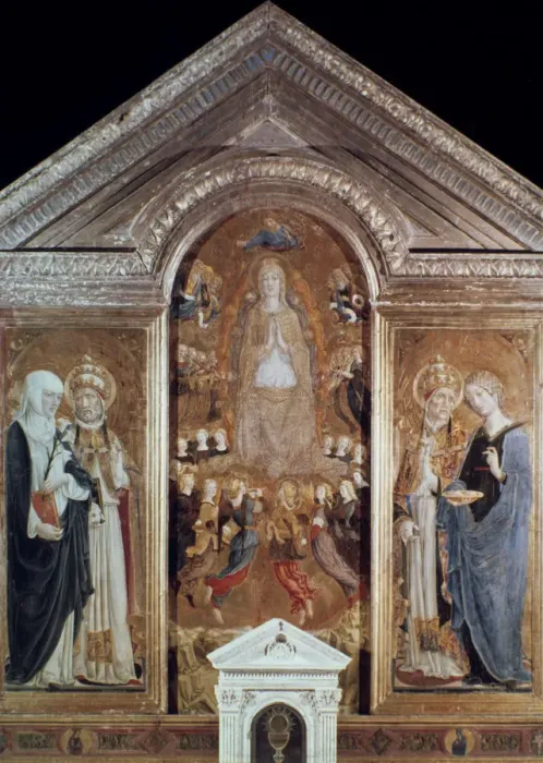 Framed Print : Assumption, 15th century. Artist: Vecchietta Framed Print : Assumption, 15th century. Artist: Vecchietta
