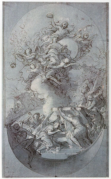 The Assumption, c1677-1727. Artist: Melchior Steidl
