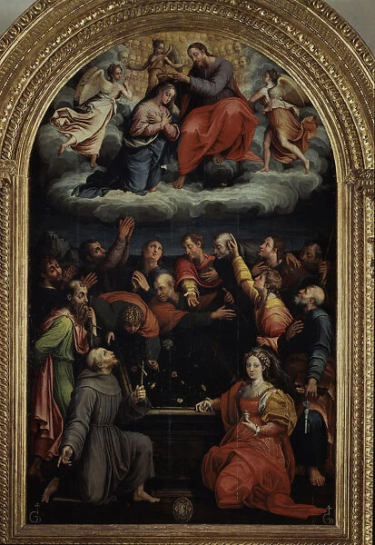 The Assumption and Coronation of the Virgin, 1526-1527