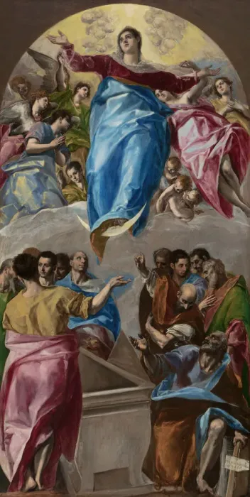 Framed Print : The Assumption of the Virgin, 1577-79. Creator: El Greco Framed Print : The Assumption of the Virgin, 1577-79. Creator: El Greco