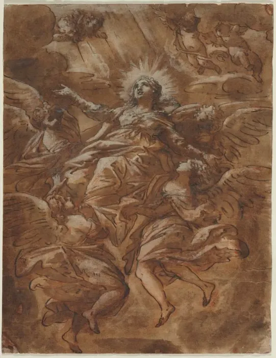 Framed Print : Assumption of the Virgin, 1600s. Creator: Unknown Framed Print : Assumption of the Virgin, 1600s. Creator: Unknown