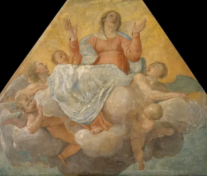 Framed Print : The Assumption of the Virgin, 1604-1607. Artist: Carracci, Annibale (1560-1609) Framed Print : The Assumption of the Virgin, 1604-1607. Artist: Carracci, Annibale (1560-1609)