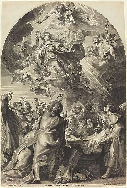 The Assumption of the Virgin, 1624. Creator: Paulus Pontius