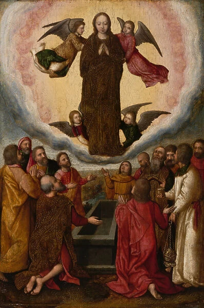 Assumption of the Virgin, 16th century. Creator: Marcellus Coffermans