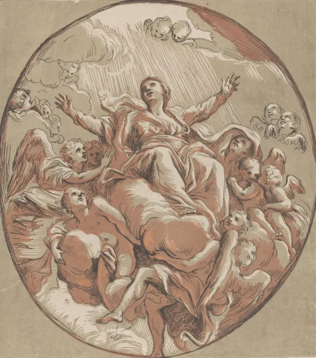 Framed Print : Assumption of the Virgin;from Recueil d estampes d apres les plus beaux tableaux Framed Print : Assumption of the Virgin;from Recueil d estampes d apres les plus beaux tableaux
