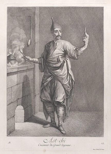 Ast-chi, Cuisinier du Grand Seigneur, 1714-15. Creator: Unknown