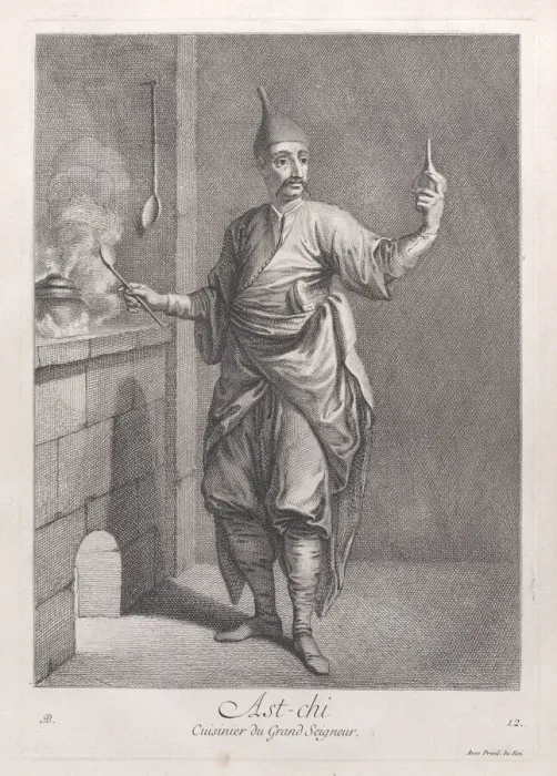 Framed Print : Ast-chi, Cuisinier du Grand Seigneur, 1714-15. Creator: Unknown Framed Print : Ast-chi, Cuisinier du Grand Seigneur, 1714-15. Creator: Unknown