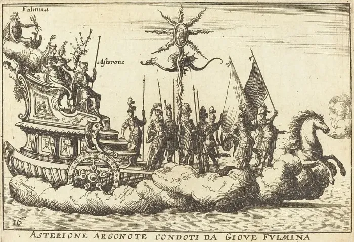 Framed Print : Asterione Argonote condoti da Giove Fulmina. Creator: Balthasar Moncornet Framed Print : Asterione Argonote condoti da Giove Fulmina. Creator: Balthasar Moncornet