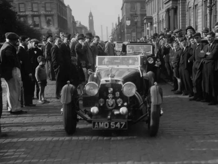 Framed Print : Aston Martin of Kitty Brunell at the RSAC Scottish Rally, 1933. Artist: Bill Brunell Framed Print : Aston Martin of Kitty Brunell at the RSAC Scottish Rally, 1933. Artist: Bill Brunell