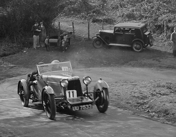 Aston Martin open sports competing in the JCC Half-Day Trial, 1930. Artist: Bill Brunell