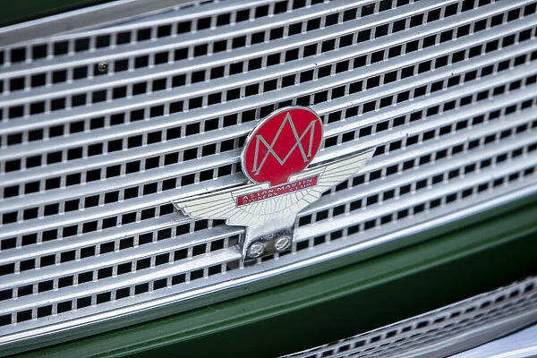 Aston Martin owners club badge on a 1961 Aston Martin DB4 GT previously owned by Donald