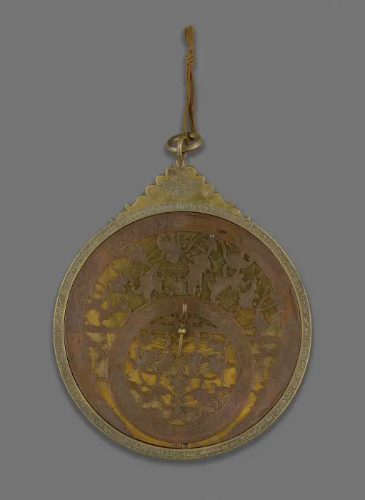 Framed Print : Astrolabe, Qajar dynasty (1796-1925), 18th century; with later additions Framed Print : Astrolabe, Qajar dynasty (1796-1925), 18th century; with later additions