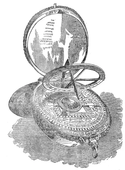 Framed Print : The Astrolabe of Sir Francis Drake, in Greenwich Hospital, 1856. Creator: Unknown Framed Print : The Astrolabe of Sir Francis Drake, in Greenwich Hospital, 1856. Creator: Unknown