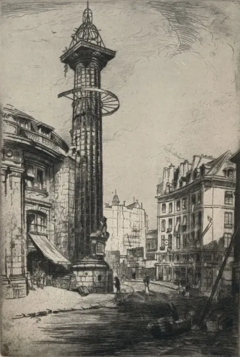 Framed Print : The Astrological Column of Catherine de Medici, 1915. Artist: Herbert Hillier Framed Print : The Astrological Column of Catherine de Medici, 1915. Artist: Herbert Hillier