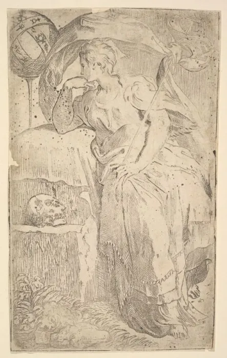 Framed Print : Astrology, early 16th century. Creator: Parmigianino Framed Print : Astrology, early 16th century. Creator: Parmigianino