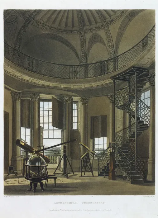 Framed Print : Astronomical Observatory, 1814. Artist: James Black Framed Print : Astronomical Observatory, 1814. Artist: James Black