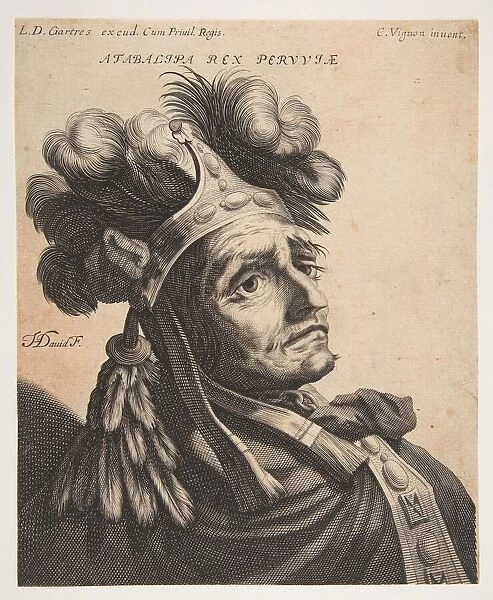 Atabalipa, Roi du Perou, ca. 1634-37. Creator: Jerome David