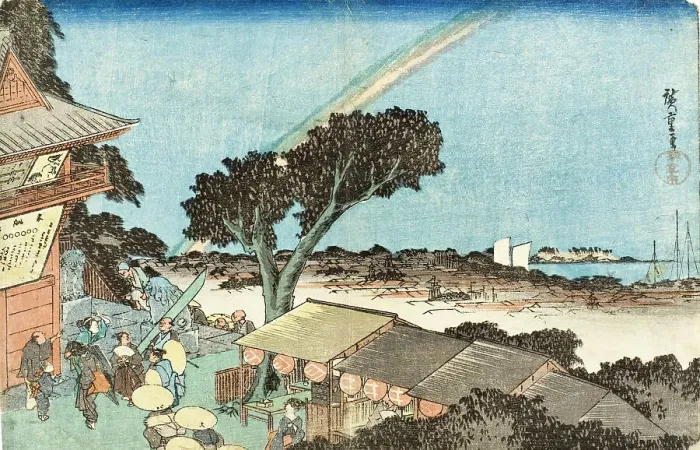 Framed Print : Atago Hill Shiba, c1830s-1840s. Creator: Ando Hiroshige Framed Print : Atago Hill Shiba, c1830s-1840s. Creator: Ando Hiroshige