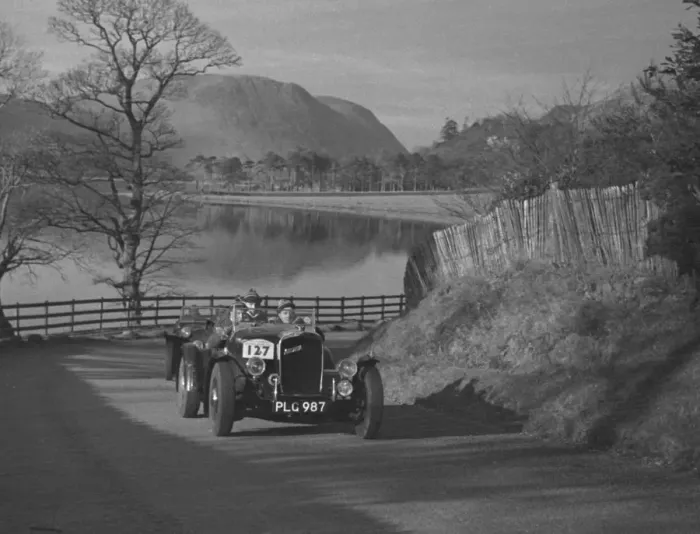 Framed Print : Atalanta driven by Crump on 1952 Daily Express National Rally. Creator: Unknown Framed Print : Atalanta driven by Crump on 1952 Daily Express National Rally. Creator: Unknown
