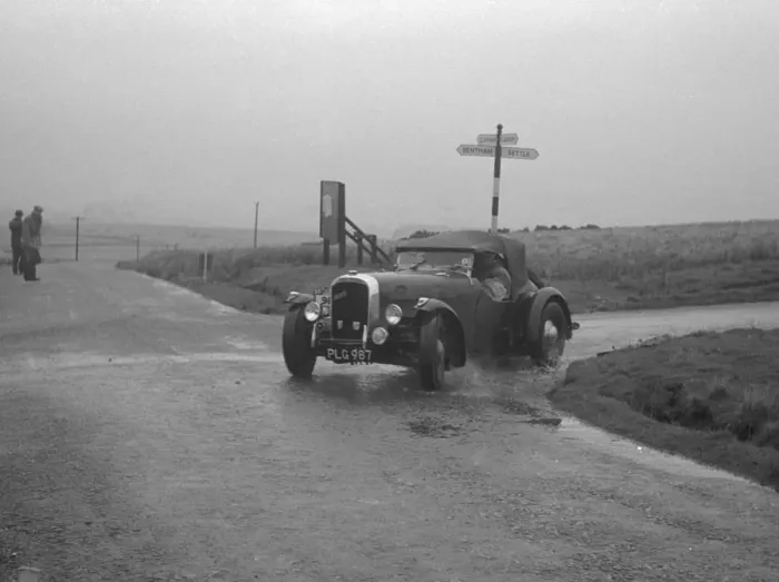 Framed Print : Atalanta driven by Crump on 1954 Redex Rally. Creator: Unknown Framed Print : Atalanta driven by Crump on 1954 Redex Rally. Creator: Unknown