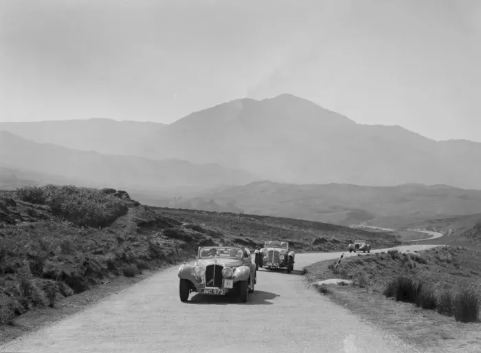Framed Print : Atalanta of Joan Brotchie competing in the RSAC Scottish Rally, 1939. Artist: Bill Brunell Framed Print : Atalanta of Joan Brotchie competing in the RSAC Scottish Rally, 1939. Artist: Bill Brunell